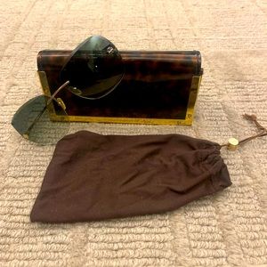 Tory Burch Rimless Sunglasses